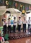 Команда "White Rabbits", призёры квеста "Алиса в стране чудес"